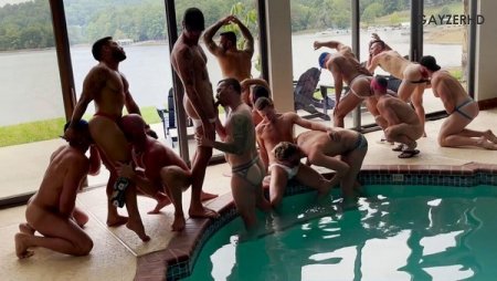 Poolside Orgy